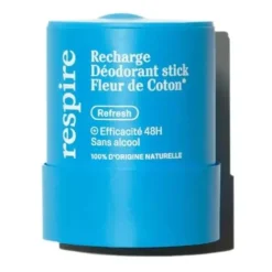 Déodorant solide efficace 48h Fleur de Coton bio Respire - de