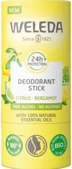 Déodorant stick Citrus Bergamote Weleda