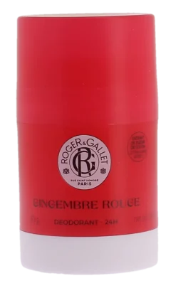 Déodorant stick efficacité 24h gimgembre rouge Roger & Gallet - stick de 50g