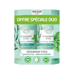 Déodorant stick Eucalyptus menthe poivrée Weleda