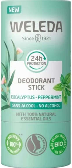 Déodorant stick Eucalyptus menthe poivrée Weleda