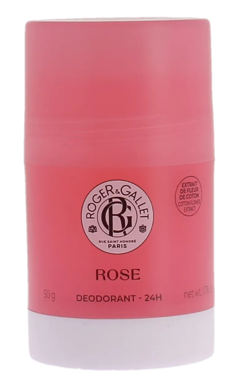 Déodorant stick rose efficacité 24h Roger & Gallet - stick de 50g