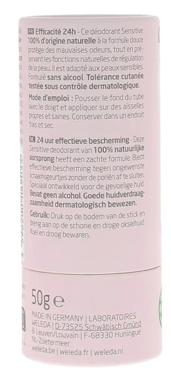 Déodorant stick Sensitive Weleda