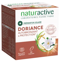 Doriance autobronzant et protection Naturactive - boîte de 30 capsules