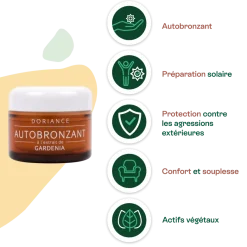 Doriance autobronzant et protection Naturactive - boîte de 30 capsules