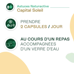 Doriance capital soleil Naturactive - boîte de 60 capsules