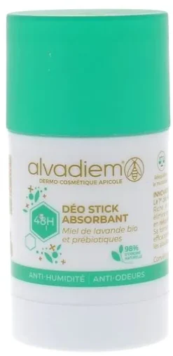 Déo stick absorbant 48h Alvadiem - stick de 50g