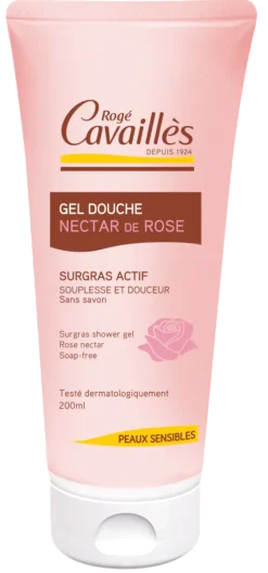 Douche surgras nourrissant nectar de rose Rogé Cavaillès - tube de 200 ml