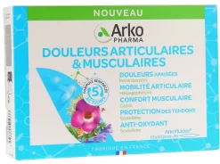 Douleur articulaires et musculaires Arkopharma - boite de 20 ampoules