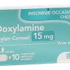 Doxylamine 15 mg Mylan – 10 comprimés