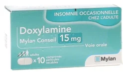 Doxylamine 15 mg Mylan – 10 comprimés