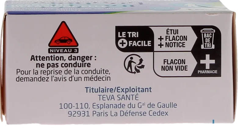 Doxylamine 15 mg Teva – 10 comprimés