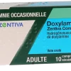 Doxylamine 15 mg Zentiva – 10 comprimés pelliculés sécables