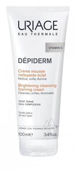 Dépiderm crème mousse nettoyante éclat Uriage - tube de 100 ml