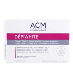 Dépiwhite complément alimentaire ACM - boite de 60 gélules