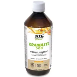 Drainaxyl 500 goût thé pêche STC Nutrition - flacon de 500ml
