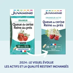 Draineur actif Juvamine - boîte de 50 gélules