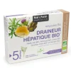 Draineur hépatique bio Nat&Form - boite de 20 ampoules