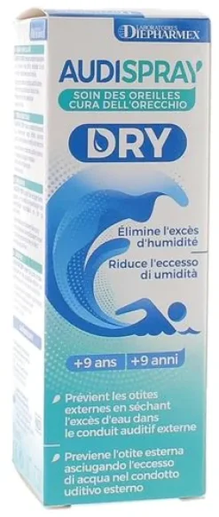 Dry Soin des oreilles Audispray - spray de 30 ml
