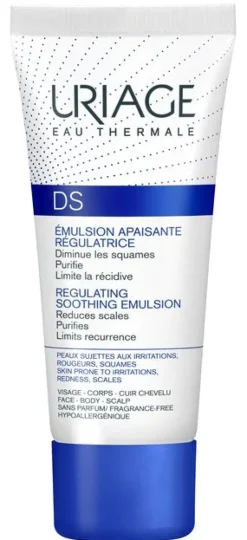 D.S. émulsion soin régulateur Uriage - tube de 40 g