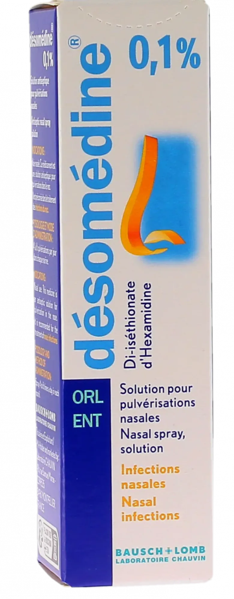 Désomédine 0,1 % solution nasale – flacon 10 ml