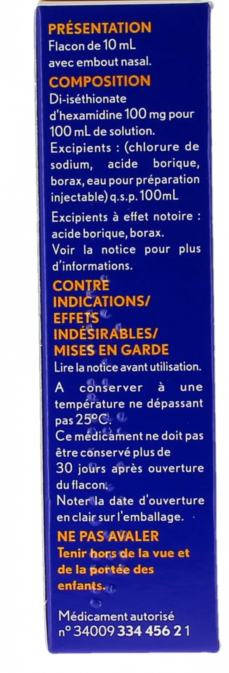 Désomédine 0,1 % solution nasale – flacon 10 ml