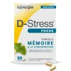 D-Stress Focus stimule la mémoire et la concentration - boîte de 30 comprimés