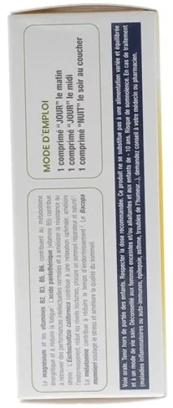 D-Stress jour et nuit Synergia - boîte de 60 comprimés