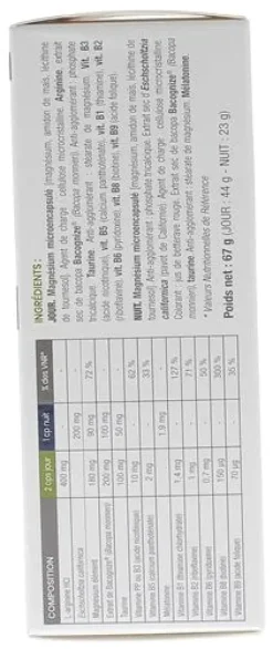D-Stress jour et nuit Synergia - boîte de 60 comprimés