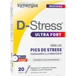 D-Stress ultra fort Synergia - boite de 20 sachets