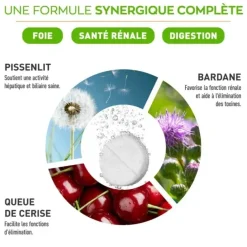 Détox globale hydratation Granions - tube de 20 comprimés effervescents
