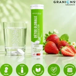Détox globale hydratation Granions - tube de 20 comprimés effervescents