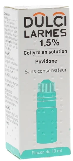Dulcilarmes 1,5 % collyre – flacon 10 ml