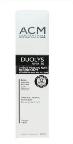 Duolys AHA.10 crème peeling nuit ACM - tube de 40ml