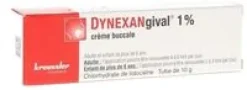 Dynexangival 1% crème buccale - tube de 10g