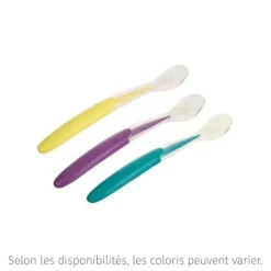 Easy Learning Cuillère douce silicone dès 4 mois NUK - une cuillère