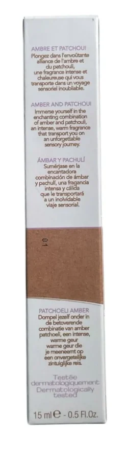 Eau de parfum ambre patchouli Nature & senteurs - spray de 15ml