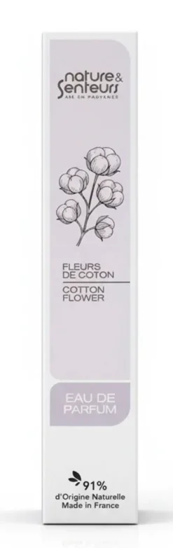 Eau de parfum fleurs de coton Nature & Senteurs - spray de 15ml