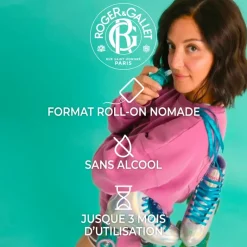 Eau de parfum Jasmin Lollipop Roger & Gallet - roll-on de 15ml