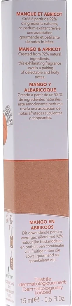 Eau de parfum mangue & abricot Nature & Senteur - vaporisateur de 15 ml