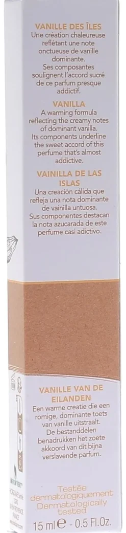 Eau de parfum Vanille des îles Nature & Senteurs - vaporisateur de 15ml