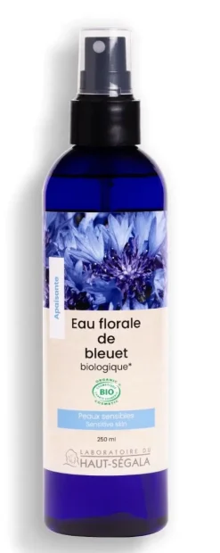 Eau florale de bleuet bio Haut-Ségala - spray de 100ml