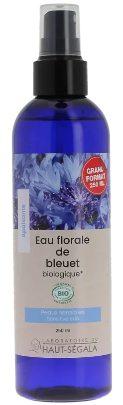 Eau Florale de bleuet bio Laboratoire Haut-Ségala - spray de 250ml