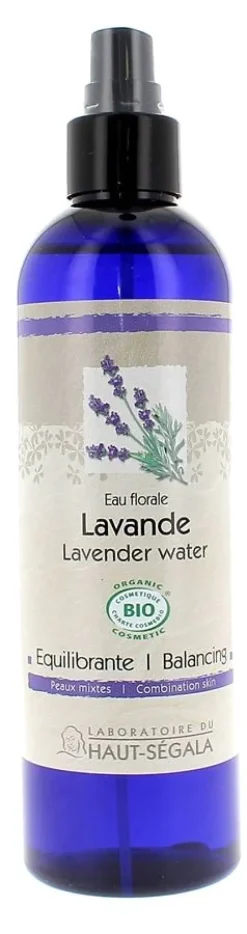 Eau florale de lavande bio Haut Ségala - spray de 250 ml