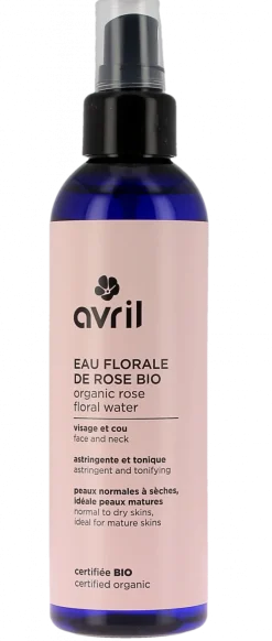Eau florale de rose bio Avril - spray de 200ml
