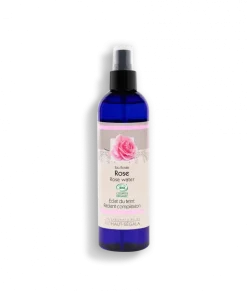 Eau Florale de Rose bio éclat du teint Haut-Ségala - flacon-pompe de 250ml