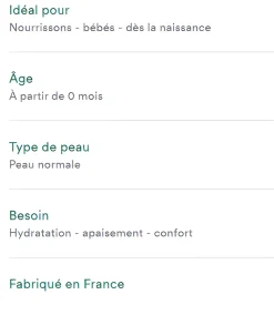 Eau fraîche parfumée Klorane Bébé - Spray de 500 ml
