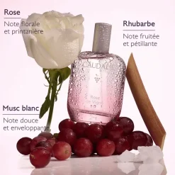 Eau fraîche Rose de vigne Caudalie - flacon de 50 ml