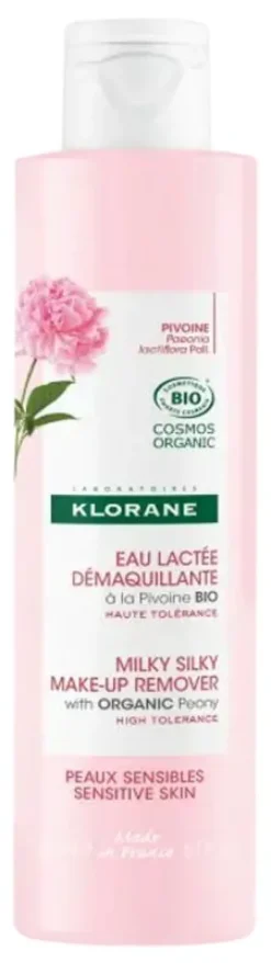 Eau lactée démaquillante à la Pivoine bio Klorane
