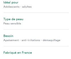 Eau lactée démaquillante à la Pivoine bio Klorane